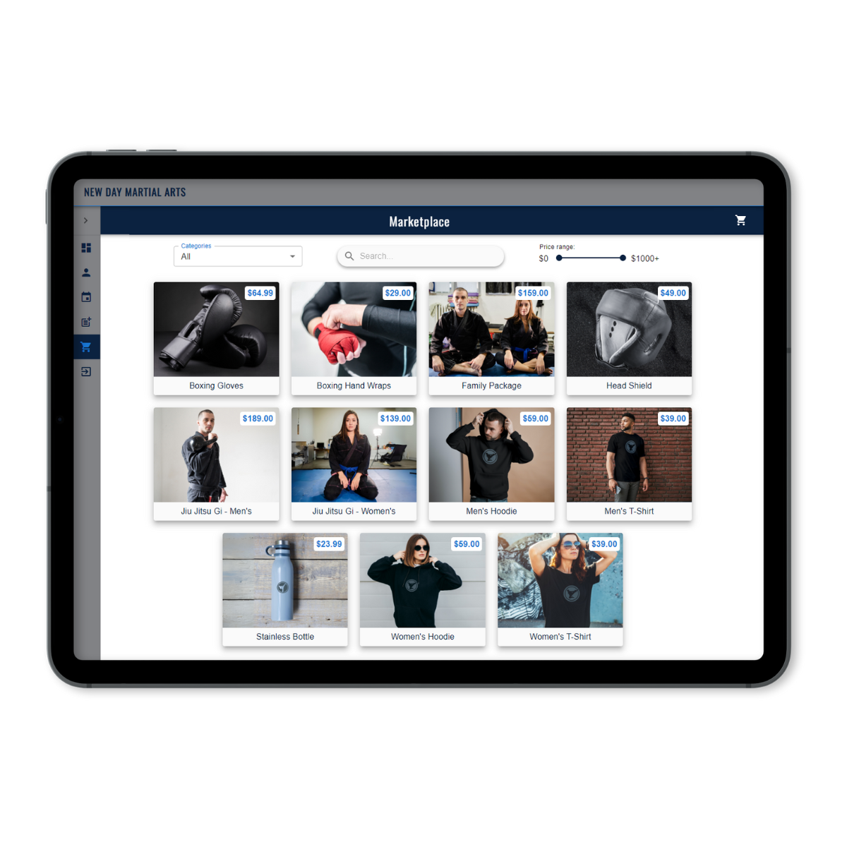screenshot of Member Solutions